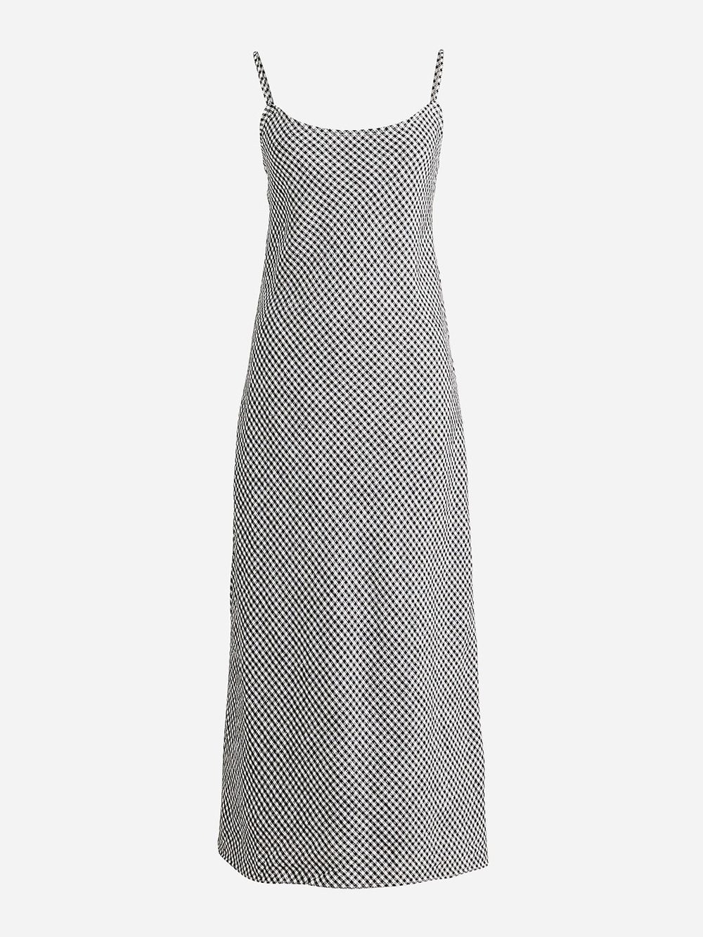 J. Crew Gwyneth slip dress in gingham linen Sz 18